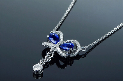 璀璨承諾 米萊珠寶白18K金0.65克拉求婚鉆石項(xiàng)鏈鑒賞